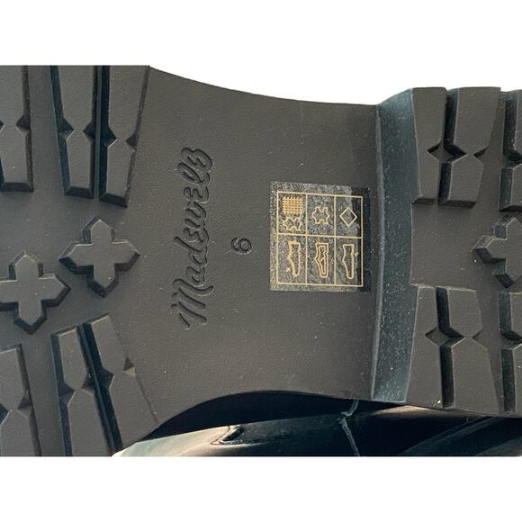 Madewell Gibson Chelsea Ankle Boot Leather Slip On Round Toe Black Size 6 - Picture 10 of 10